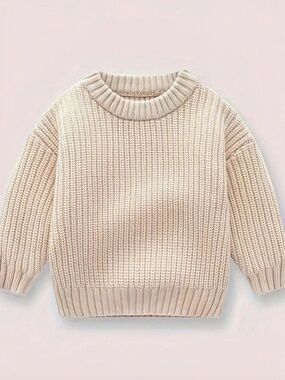 Baby Boy/Girl Solid Knit Pullover Sweater